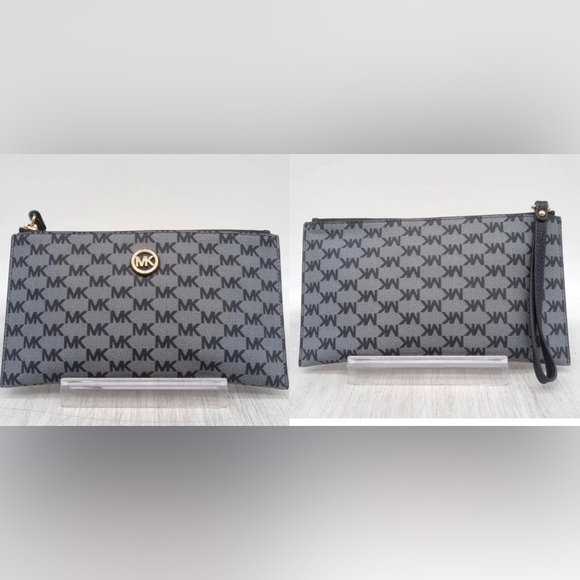 Michael Kors Signature Coated Canvas Wristlet - Picture 16 of 17